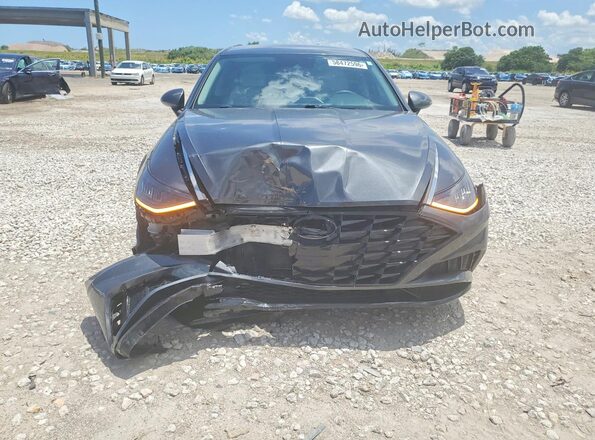 KMHL64JA8MA145938 2021 HYUNDAI SONATA Черный Вид спереди