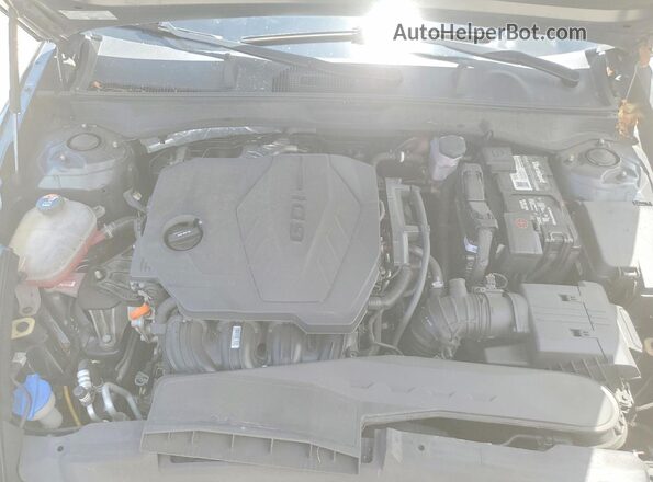 KMHL64JA8MA145938 2021 HYUNDAI SONATA Черный Вид задней части салона