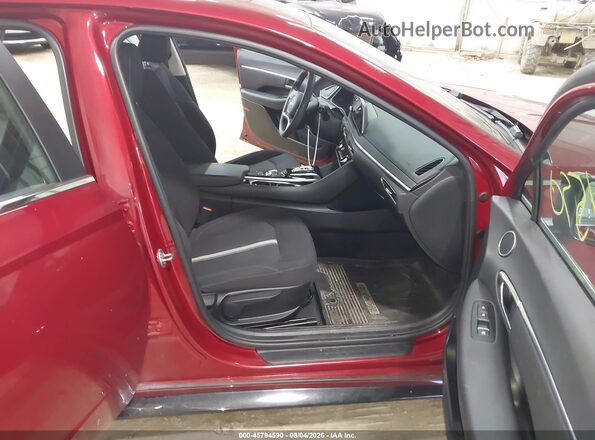 KMHL64JA8PA322945 2023 HYUNDAI SONATA Красный Вид салона спереди