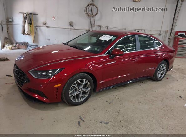 KMHL64JA8PA322945 2023 HYUNDAI SONATA Красный Передняя левая четверть