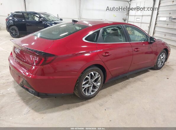 KMHL64JA8PA322945 2023 HYUNDAI SONATA Красный Задняя правая четверть