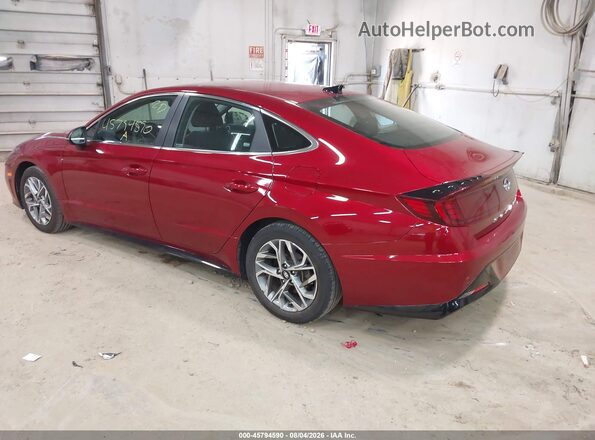 KMHL64JA8PA322945 2023 HYUNDAI SONATA Красный Задняя левая четверть