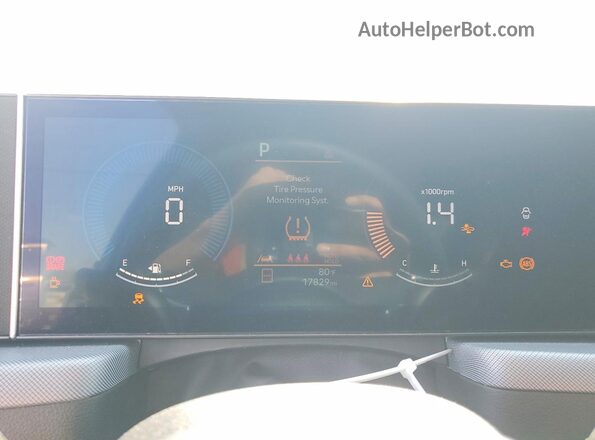 KMHL64JA8RA409926 2024 HYUNDAI SONATA Gray ხელსაწყოთა პანელის ხედი
