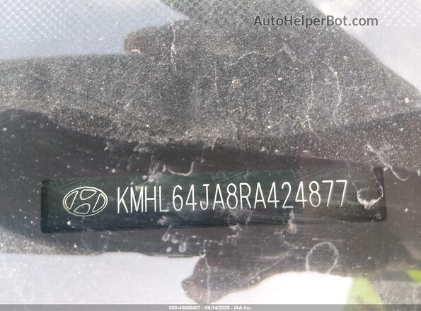 KMHL64JA8RA424877 2024 HYUNDAI SONATA Gray Vista del compartimento del motor