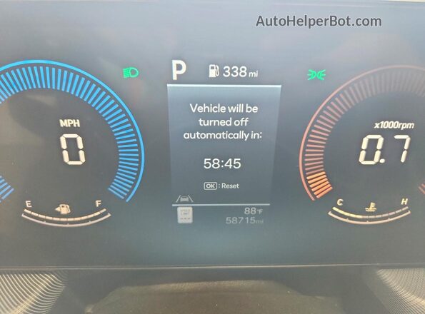 KMHL64JA8SA461854 2025 HYUNDAI SONATA Red Instrument cluster view