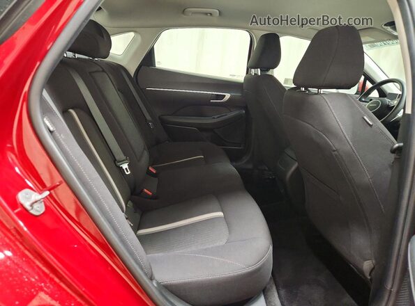 KMHL64JA8SA461854 2025 HYUNDAI SONATA Red Rear seats view