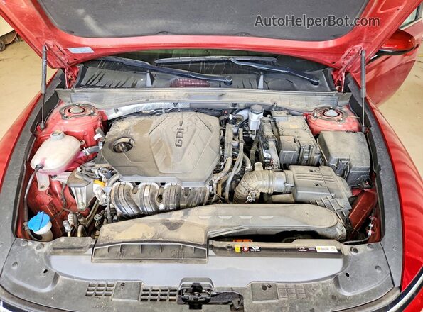 KMHL64JA8SA461854 2025 HYUNDAI SONATA Red Rear interior view