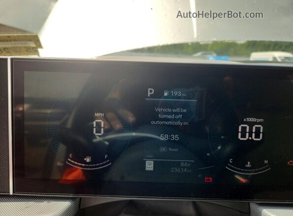 KMHL64JA8SA511488 2025 HYUNDAI SONATA Silver Instrument cluster view