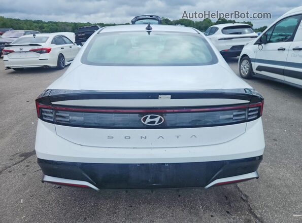KMHL64JA9SA457828 2025 HYUNDAI SONATA White უკანა ხედი