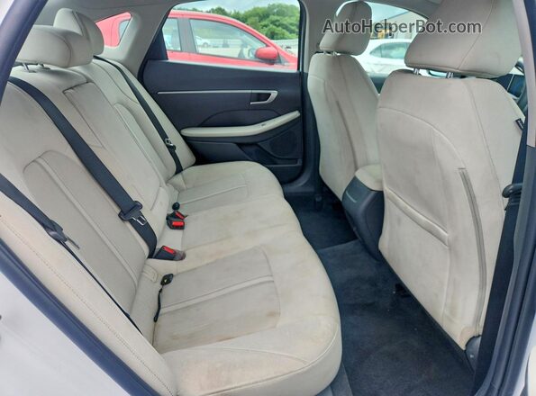 KMHL64JA9SA457828 2025 HYUNDAI SONATA White უკანა სავარძლების ხედი