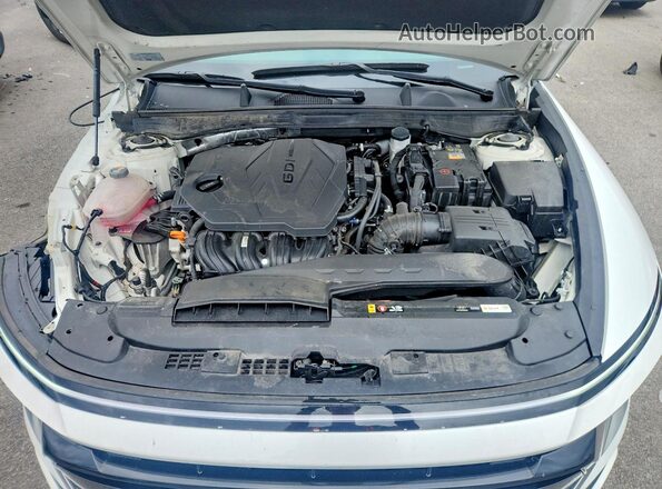 KMHL64JA9SA457828 2025 HYUNDAI SONATA White უკანა სალონის ხედი
