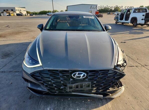 KMHL64JAXMA156245 2021 HYUNDAI SONATA Gray Вид спереду