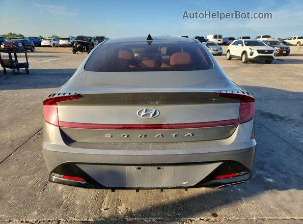 KMHL64JAXMA156245 2021 HYUNDAI SONATA Gray Вид ззаду