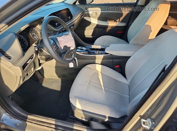 KMHL64JAXMA156245 2021 HYUNDAI SONATA Gray Вид салону спереду