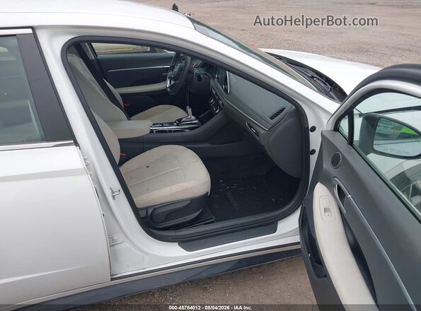 KMHL64JAXMA161641 2021 HYUNDAI SONATA White წინა სალონის ხედი