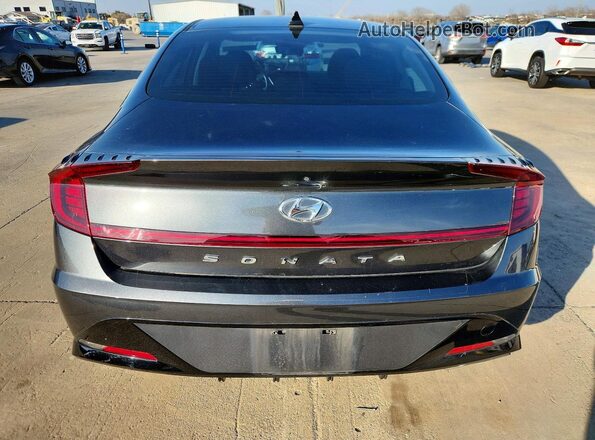KMHL64JAXMA166953 2021 HYUNDAI SONATA Gray Вид ззаду