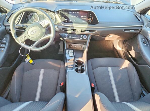 KMHL64JAXMA166953 2021 HYUNDAI SONATA Gray Вид панелі приладів