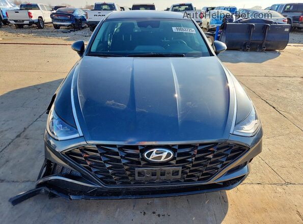 KMHL64JAXMA166953 2021 HYUNDAI SONATA Gray Вид спереду