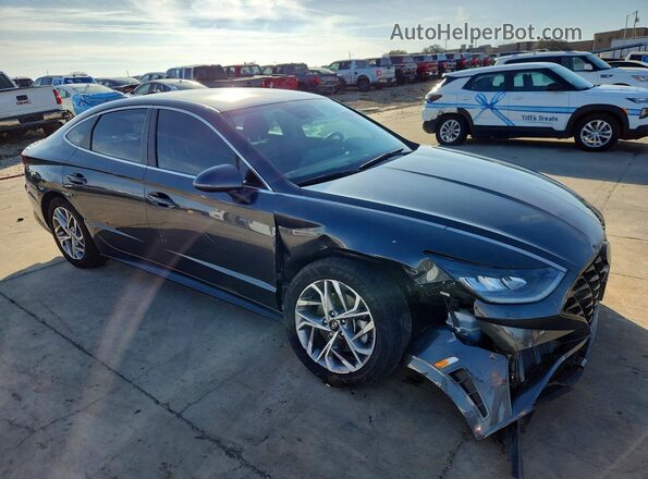 KMHL64JAXMA166953 2021 HYUNDAI SONATA Gray Передня права чверть