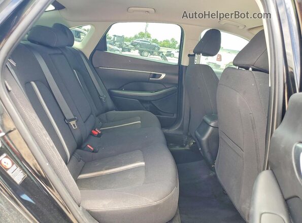 KMHL64JAXNA197640 2022 HYUNDAI SONATA Black Vista de los asientos traseros