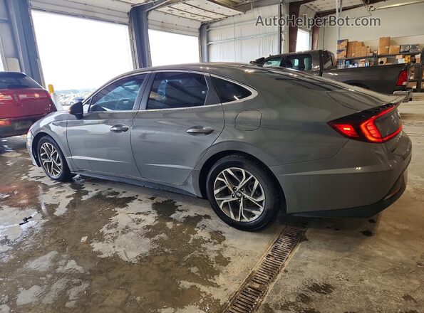 KMHL64JAXNA215599 2022 HYUNDAI SONATA Серый Задняя левая четверть