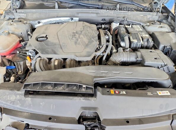 KMHL64JAXNA215599 2022 HYUNDAI SONATA Серый Вид задней части салона