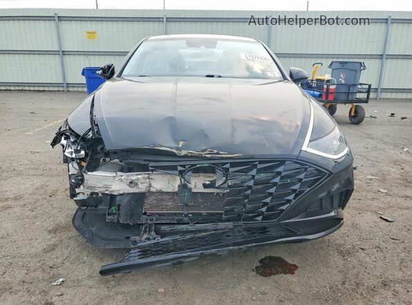 KMHL64JAXNA240275 2022 HYUNDAI SONATA Черный Вид спереди