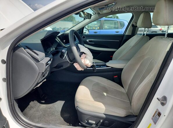 KMHL64JAXPA282044 2023 HYUNDAI SONATA White Widok wnętrza z przodu