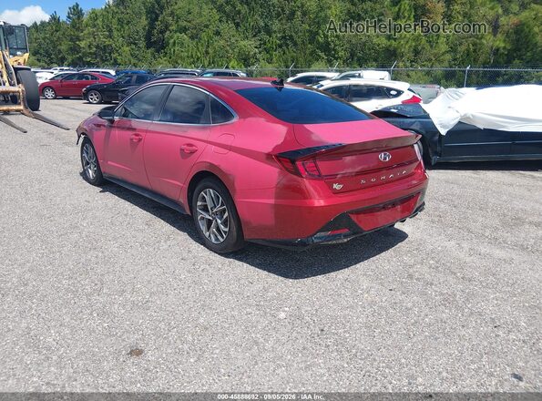 KMHL64JAXPA292394 2023 HYUNDAI SONATA Burgundy Tył lewy