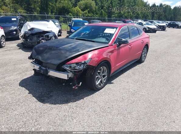 KMHL64JAXPA292394 2023 HYUNDAI SONATA Burgundy Przód lewy
