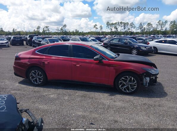 KMHL64JAXPA292394 2023 HYUNDAI SONATA Burgundy 