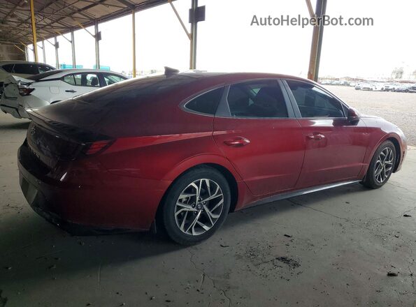 KMHL64JAXPA324339 2023 HYUNDAI SONATA Red Задня права чверть