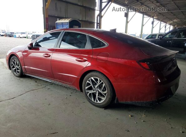 KMHL64JAXPA324339 2023 HYUNDAI SONATA Red Задня ліва чверть