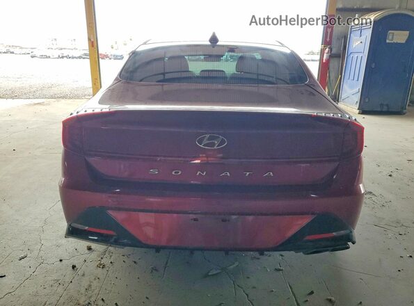 KMHL64JAXPA324339 2023 HYUNDAI SONATA Red Вид ззаду