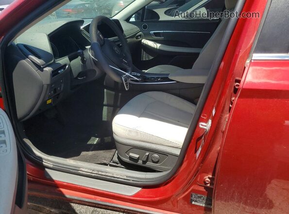 KMHL64JAXPA324339 2023 HYUNDAI SONATA Red Вид салону спереду