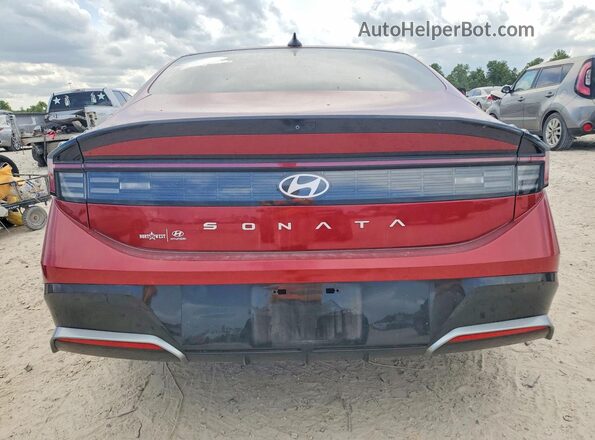 KMHL64JAXRA386391 2024 HYUNDAI SONATA Burgundy Vista trasera