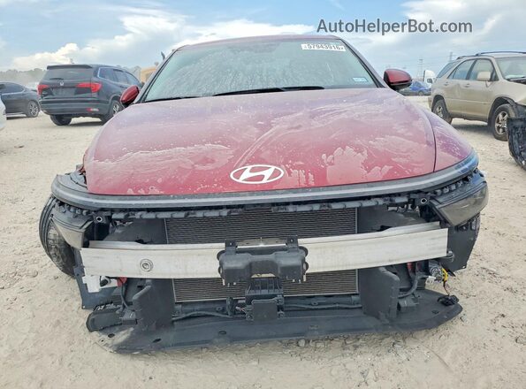KMHL64JAXRA386391 2024 HYUNDAI SONATA Burgundy Vista frontal