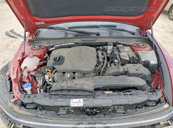 KMHL64JAXRA386391 2024 HYUNDAI SONATA Burgundy Vista interior trasera