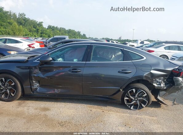KMHL64JAXSA430038 2025 HYUNDAI SONATA Gray Սալոնի 360 աստիճան տեսք
