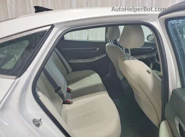 KMHL64JAXSA447406 2025 HYUNDAI SONATA White Rear seats view