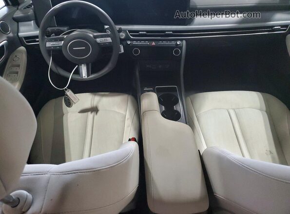 KMHL64JAXSA447406 2025 HYUNDAI SONATA White Dashboard view