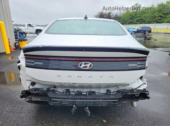 KMHL64JAXSA457806 2025 HYUNDAI SONATA Белый Вид сзади