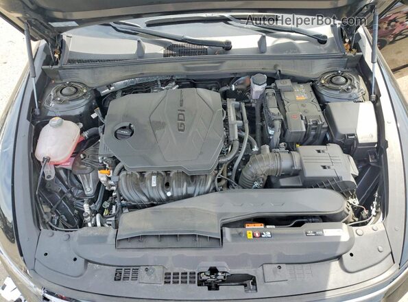 KMHL64JAXSA484021 2025 HYUNDAI SONATA Черный Вид задней части салона