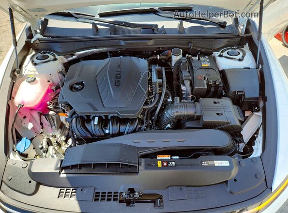 KMHL64JAXSA486710 2025 HYUNDAI SONATA White Вид задньої частини салону