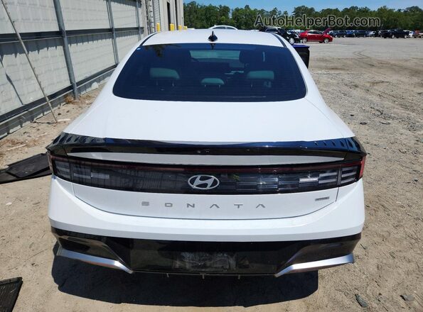 KMHL64JAXSA486710 2025 HYUNDAI SONATA White Вид ззаду