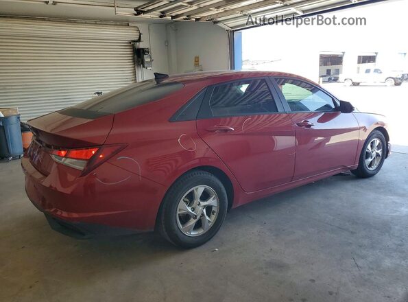 KMHLL4AG0MU142186 2021 HYUNDAI ELANTRA Red Հետևի աջ