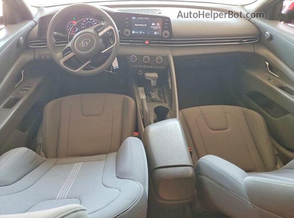 KMHLL4AG0MU142186 2021 HYUNDAI ELANTRA Red Առջևի վահանակի տեսք