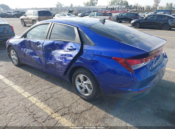 KMHLL4AG0PU446316 2023 HYUNDAI ELANTRA Синий Задняя левая четверть