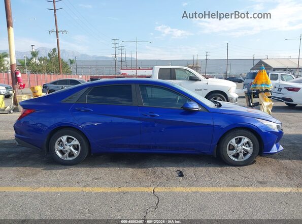 KMHLL4AG0PU446316 2023 HYUNDAI ELANTRA Синий Вид задней части салона