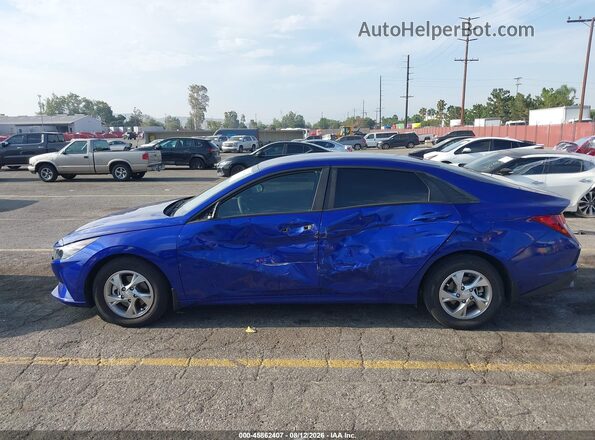 KMHLL4AG0PU446316 2023 HYUNDAI ELANTRA Синий Панорамный вид салона 360°